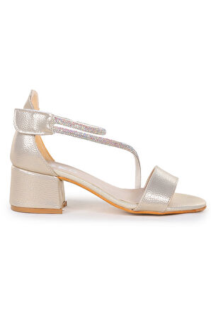 Kiko Kids Pisar Günlük Kız Çocuk 4 Cm Topuklu Sandalet Abiye Ayakkabı