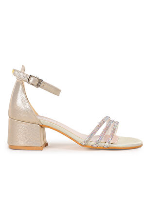 Kiko Kids Nobe Günlük Kız Çocuk 4 Cm Topuklu Sandalet Ayakkabı