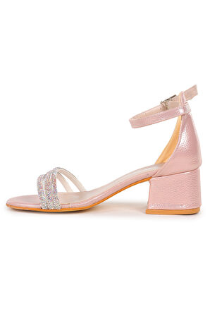 Kiko Kids Nobe Günlük Kız Çocuk 4 Cm Topuklu Sandalet Ayakkabı