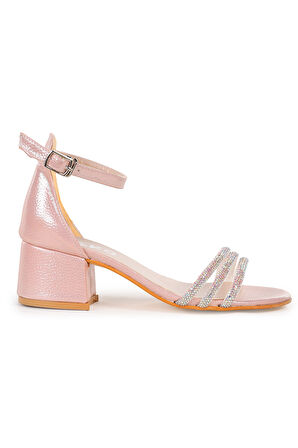 Kiko Kids Nobe Günlük Kız Çocuk 4 Cm Topuklu Sandalet Ayakkabı