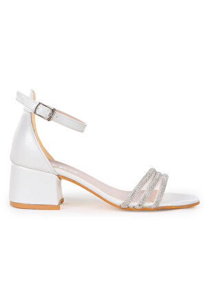 Kiko Kids Nobe Günlük Kız Çocuk 4 Cm Topuklu Sandalet Ayakkabı