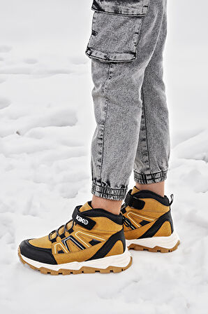 Kiko Kids Kcal Termo Taban Cırtlı Erkek Çocuk Spor Bot Ayakkabı