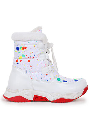 Kiko Kids Bambu Bağcıklı Kız Çocuk Kar Botu