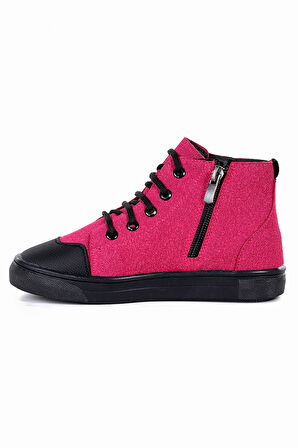 Kiko Kids Kai Fermuarlı Kız Çocuk Günlük Bot Ayakkabı