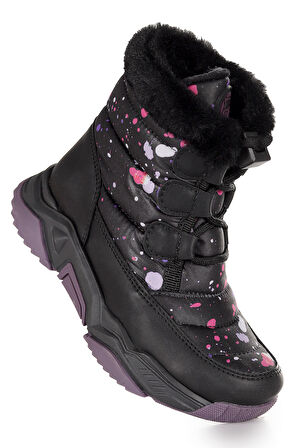 Kiko Kids Bambu Bağcıklı Kız Çocuk Kar Botu