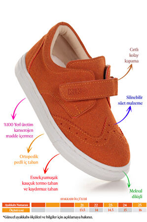 Kiko Kids Richie Cırtlı İlk Adım Günlük Erkek Bebek Casual Ayakkabı