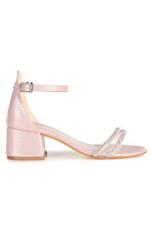 Kiko Kids Sona Günlük Kız Çocuk 4 Cm Topuklu Sandalet Ayakkabı