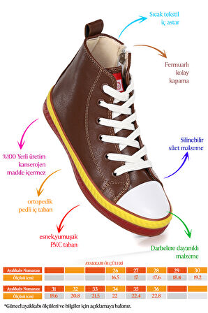 Kiko Kids Pant Günlük Bağcıklı Fermuarlı Erkek Çocuk Spor Ayakkabı