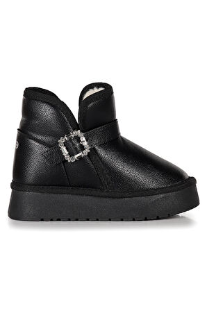 Kiko Kids Rokca Cilt Kemerli Kız Çocuk Bot Ayakkabı