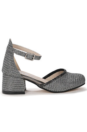 Kiko Kids Ressa Çupra Taşlı Kız Çocuk 5 Cm Topuklu Sandalet Abiye Ayakkabı