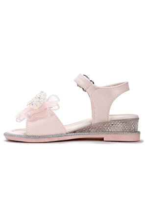 Kiko Kids Bufly Fiyonklu Kız Çocuk Sandalet Ayakkabı