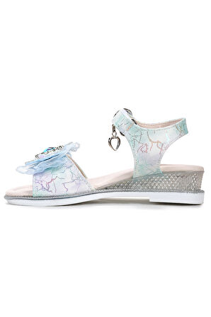 Kiko Kids Pige Fiyonklu Kız Çocuk Sandalet Ayakkabı