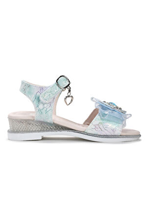 Kiko Kids Pige Fiyonklu Kız Çocuk Sandalet Ayakkabı