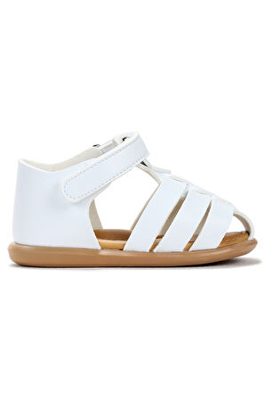 Kiko Kids Lonpe İlk Adım Cırtlı Kız Bebek Sandalet