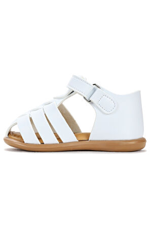 Kiko Kids Lonpe İlk Adım Cırtlı Kız Bebek Sandalet