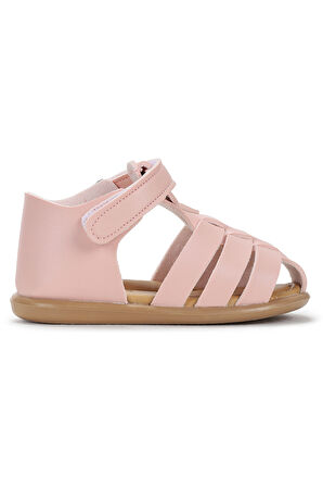Kiko Kids Lonpe İlk Adım Cırtlı Kız Bebek Sandalet