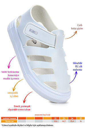 Kiko Kids Limba Cırtlı Kız Bebek Sandalet