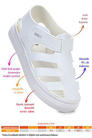 Kiko Kids Limba Cırtlı Kız Çocuk Sandalet