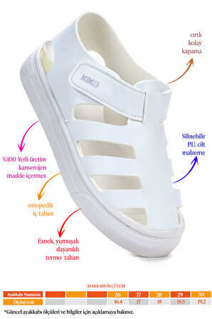 Kiko Kids Limba Cırtlı Erkek Çocuk Sandalet