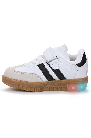 Kiko Kids Renis Günlük Cırtlı Işıklı Erkek Bebek Spor Ayakkabı