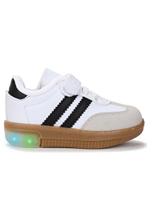 Kiko Kids Renis Günlük Cırtlı Işıklı Erkek Bebek Spor Ayakkabı