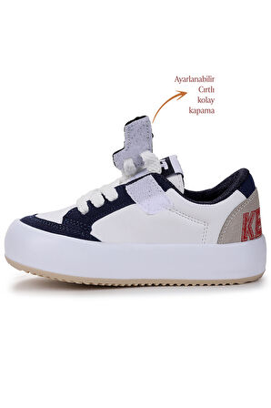Kiko Kids Rida Günlük Cırtlı Bağcıklı Erkek Çocuk Spor Ayakkabı