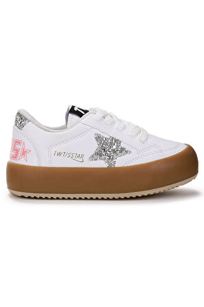 Kiko Kids Rida Günlük Bağcıklı Kız Çocuk Spor Ayakkabı