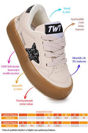 Kiko Kids Rida Günlük Bağcıklı Kız Çocuk Spor Ayakkabı