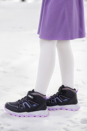 Kiko Kids Kcal Termo Taban Cırtlı Kız Çocuk Spor Bot Ayakkabı