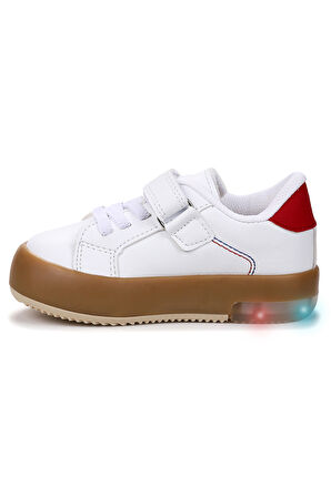 Kiko Kids Rena Günlük Cırtlı Işıklı Erkek Bebek Spor Ayakkabı