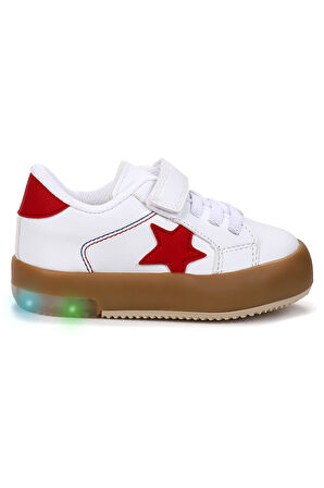 Kiko Kids Rena Günlük Cırtlı Işıklı Erkek Bebek Spor Ayakkabı