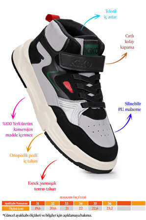  Hayka-3 Cırtlı Erkek Çocuk Spor Ayakkabı