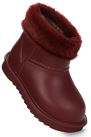 Kiko Kids Geta Su Geçirmez İçi Kürklü Kız Çocuk Eva Yağmur Kar Çizme