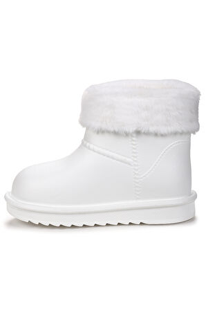 Kiko Kids Geta Su Geçirmez İçi Kürklü Kız Çocuk Eva Yağmur Kar Çizme