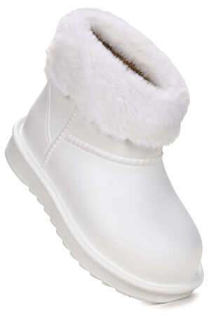 Kiko Kids Geta Su Geçirmez İçi Kürklü Kız Çocuk Eva Yağmur Kar Çizme