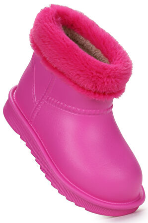 Kiko Kids Geta Su Geçirmez İçi Kürklü Kız Çocuk Eva Yağmur Kar Çizme