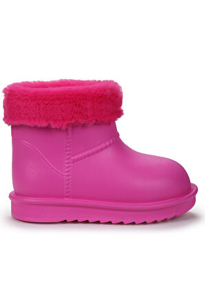 Kiko Kids Geta Su Geçirmez İçi Kürklü Kız Çocuk Eva Yağmur Kar Çizme