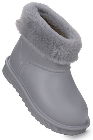 Kiko Kids Geta Su Geçirmez İçi Kürklü Kız Çocuk Eva Yağmur Kar Çizme