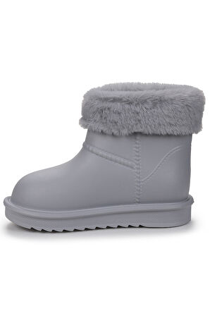 Kiko Kids Geta Su Geçirmez İçi Kürklü Kız Çocuk Eva Yağmur Kar Çizme