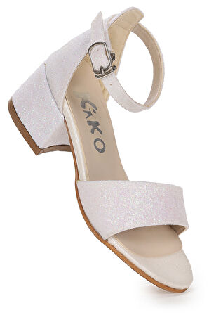 Kiko Kids Alexa Günlük Kız Çocuk 4 Cm Topuklu Sandalet Abiye Ayakkabı