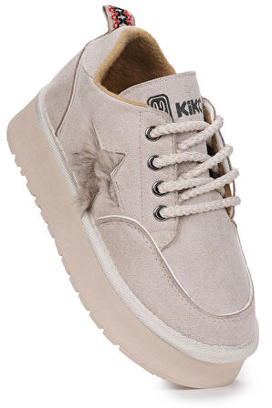 Kiko Kids Parva Bağcıklı Kız Çocuk Günlük Spor Bot Ayakkabı