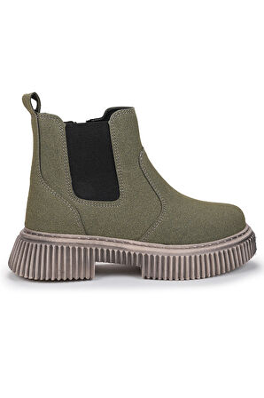 Kiko Kids Penka Fermuarlı Erkek Çocuk Günlük Bot Ayakkabı