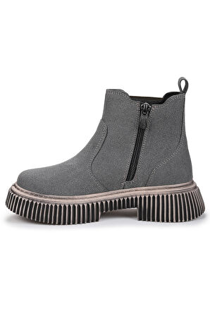 Kiko Kids Penka Fermuarlı Erkek Çocuk Günlük Bot Ayakkabı