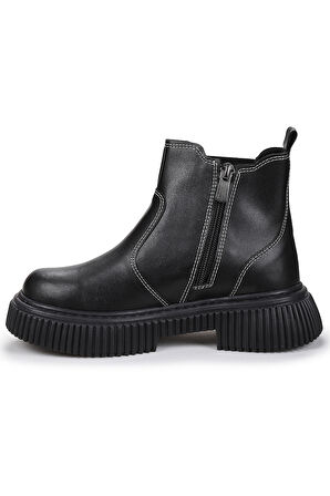 Kiko Kids Penka Fermuarlı Erkek Çocuk Günlük Bot Ayakkabı