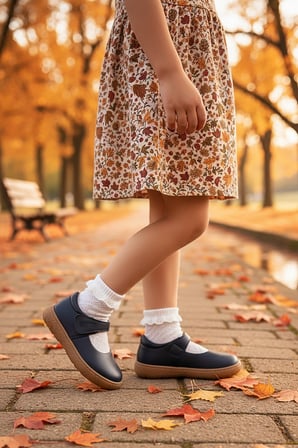 Kiko Kids Lida %100 Deri Günlük Kız Bebek Babet Ayakkabı
