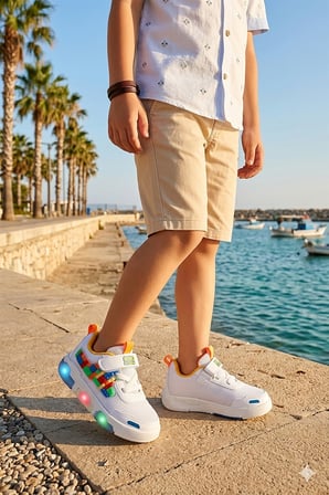  Scarpe Cırtlı Işıklı Erkek Bebek / Çocuk Spor Ayakkabı