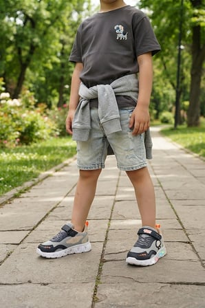  Peras Işıklı Cırtlı Erkek Bebek Spor Ayakkabı
