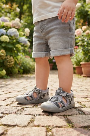  Tapel İlk Adım Cırtlı Erkek Bebek Sandalet