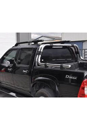 Isuzu D-max Krom Cam Çıtası 4 Parça 2005 -2010 Paslanmaz Çelik