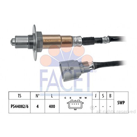 Renault Oksıjen Sensoru Clio IV Megane IV Captur - Facet 10.8501